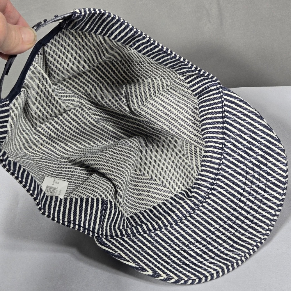 Grand Canyon Railway Engineer Hat Child Hickory Stripe Snapback Train Cap - Picture 6 of 10